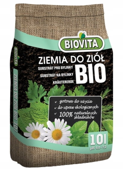 BIO yrttimaa 10L valmis alusta