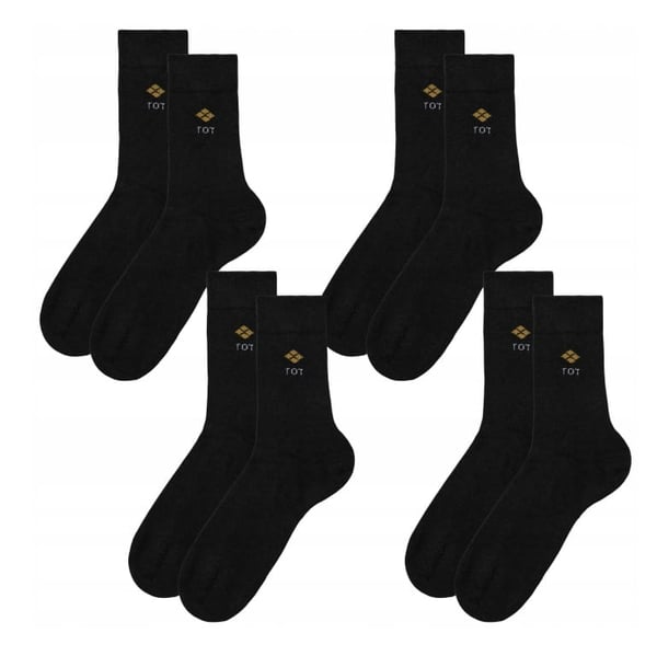 4 paria pitkiä sukkia, koko 39-44, sekoitus