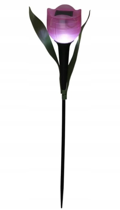 Tulppaani Aurinkolamppu 30 cm Värikäs puutarhakoriste lämpimällä valolla Tulppaani Aurinkolamppu 30 cm Värikäs puutarhakoriste lämpimällä valolla