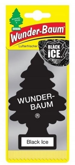 WunderBaum svart julgransdoft för bilen