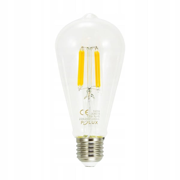 Dekorativ LED-pære ST64 7,5W E27 varm