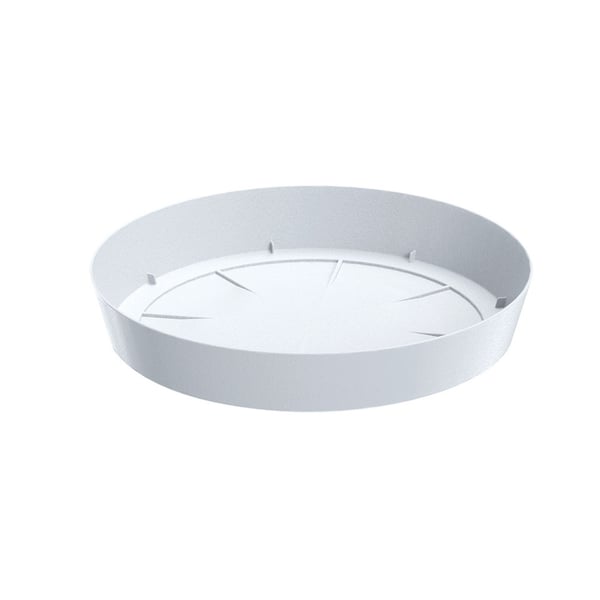 Lofly plastik urtepotteunderkop 19 cm hvid
