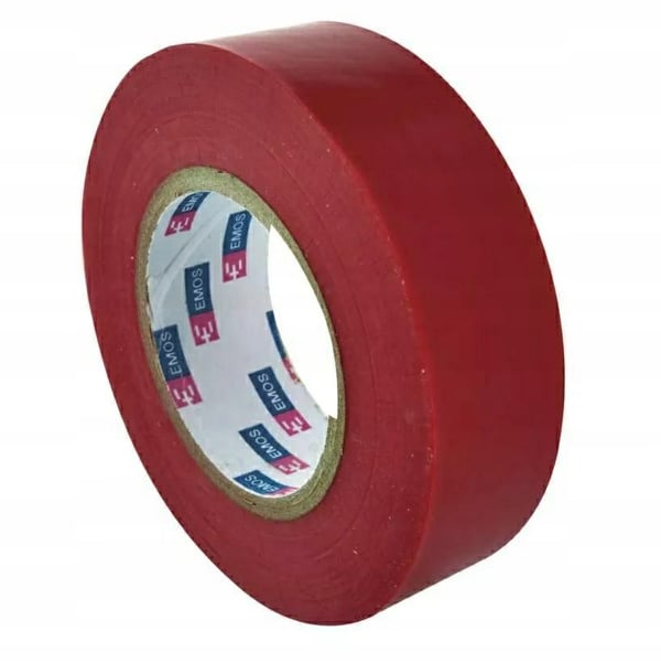 PVC-kaapelieristeteippi 20m / 19mm punainen