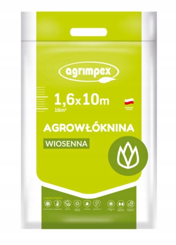 Kevään valkoinen agrotekstiili peittämiseen 1,6 x 10 m