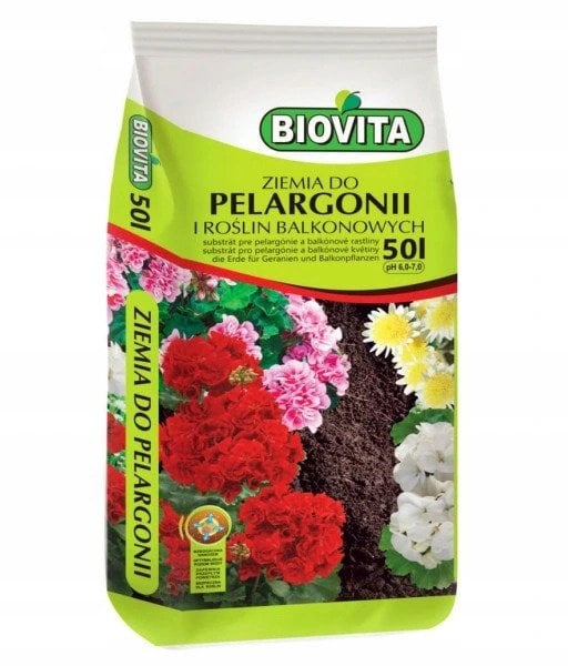 Jord til pelargonier og balkonplanter 50L