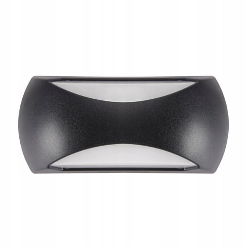 Enduro 2C 12W LED hermetisk facadelampe, sort