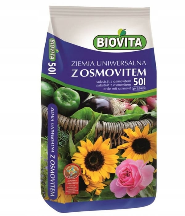 Universel jord til blomster med Osmovit 50L