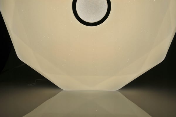 LED-kattovalaisin kaukosäätimellä Diamond 24W 2040lm 39cm