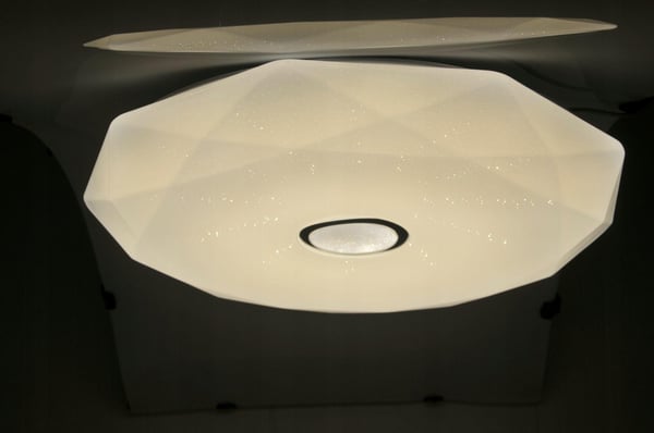 LED-kattovalaisin kaukosäätimellä Diamond 24W 2040lm 39cm
