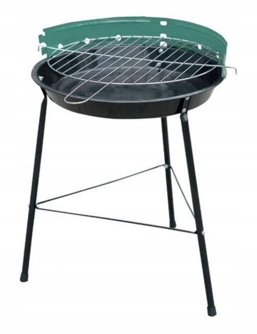 Rund trädgårdskolgrill 32 cm
