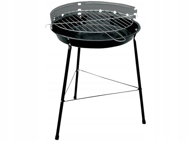 Rund trädgårdskolgrill 32 cm