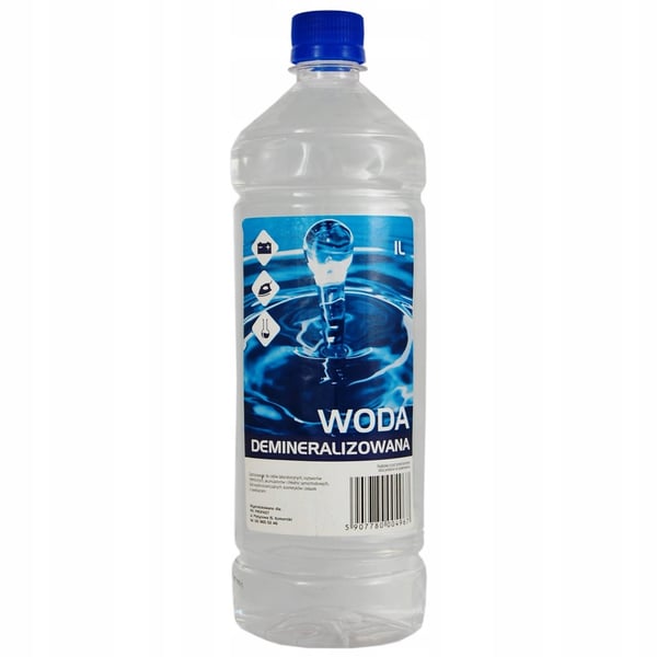 Demineraliserat destillerat vatten 1 liter