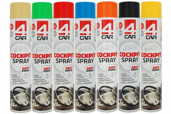 Ohjaamon kiillotussuihke 750ml 1 kpl tuoksusekoitus