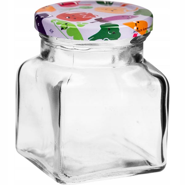 Lasipurkki kannella TO fi53 120ml - 6 kpl