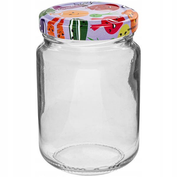Glas krukke med låg TO diameter 53 156 ml - 6 stk