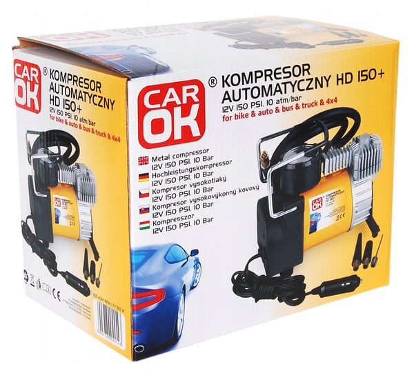Automaattinen auton kompressori 12 V 10 bar