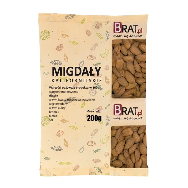 Kalifornialaiset mantelit 200 g Kalifornialaiset mantelit 200 g