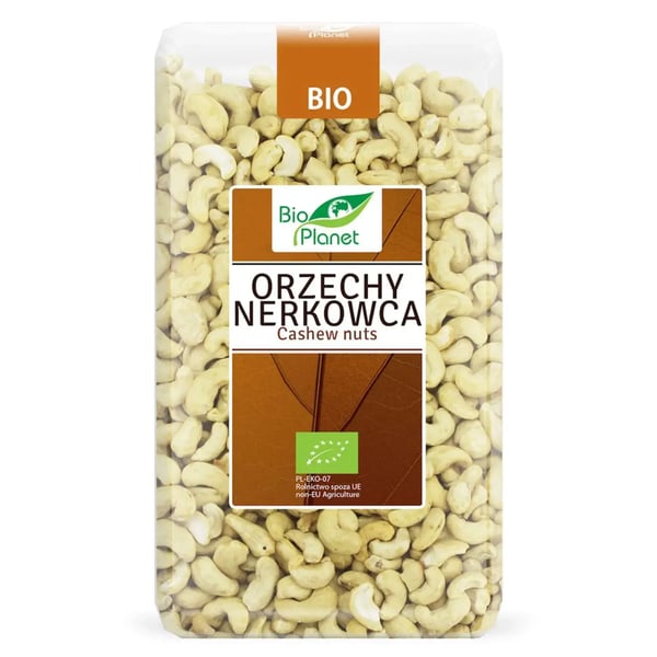 Luomu cashewpähkinät 1 kg