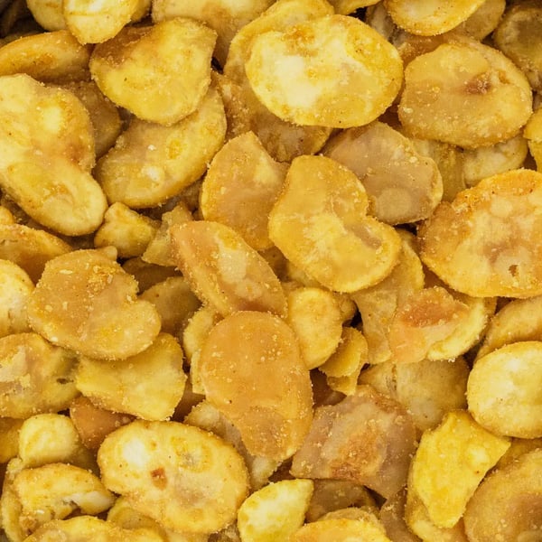Paahdettuja härkäpapuja hunajalla ja sinapilla 200 g