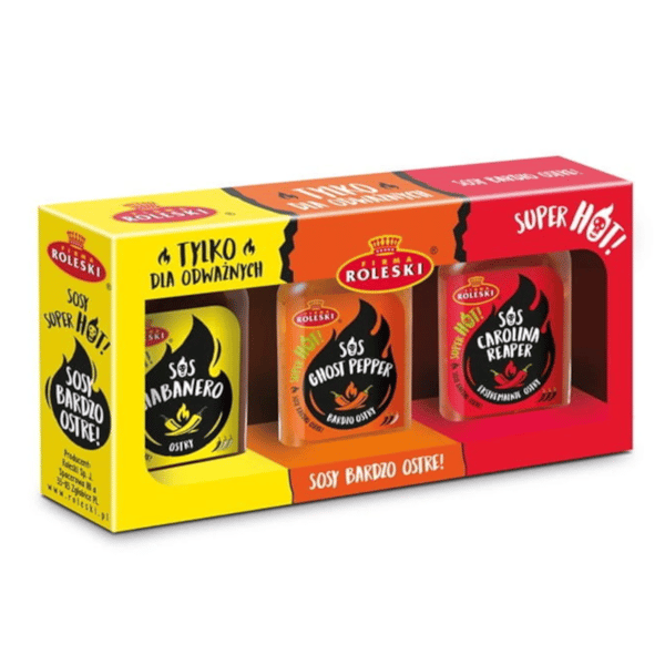 Erittäin tulisien kastikkeiden setti 3 x 100 ml