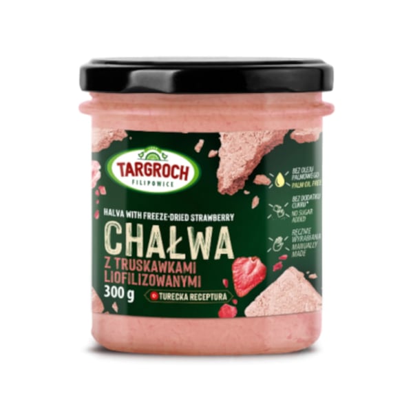 Halva mansikoilla ilman sokeria 300g