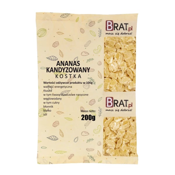 Sokeroituja ananakskuutioita 200 g
