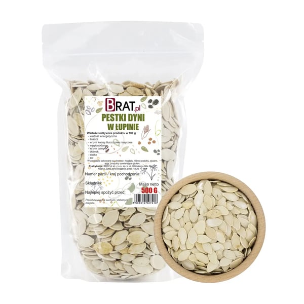 Kurpitsansiemenet kuoressa 500 g Kurpitsansiemenet kuoressa 500 g