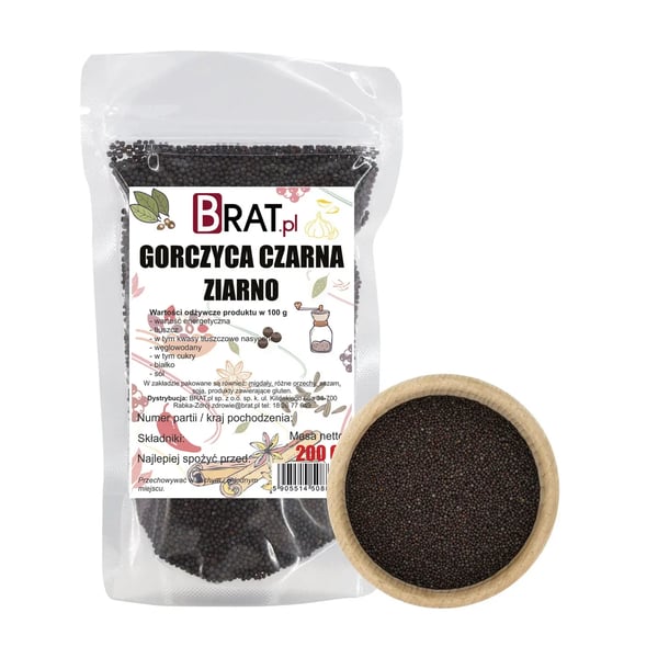 Mustat sinapinsiemenet 200 g
