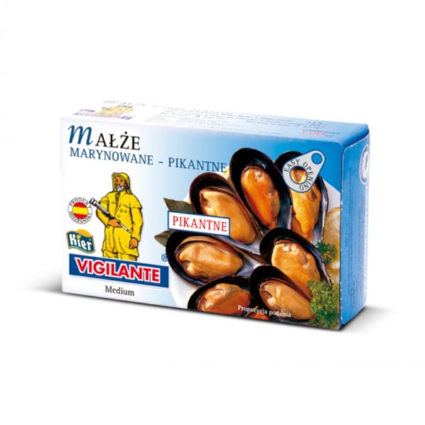 Mausteiset marinoidut simpukat 115 g