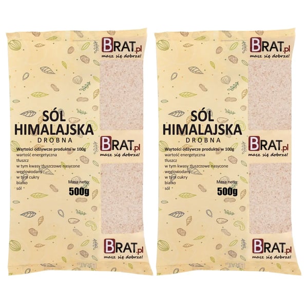 Himalajan suola hienoa 1 kg (2 x 500 g)