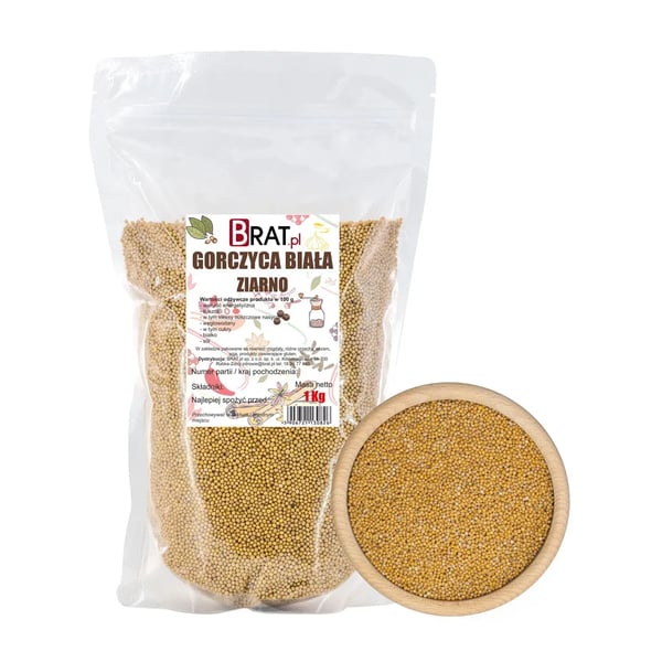 Valkosinapinsiemenet 1 kg