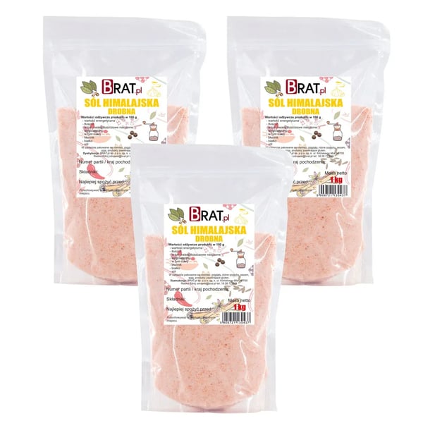 Hienoa Himalajan suolaa 3 x 1 kg