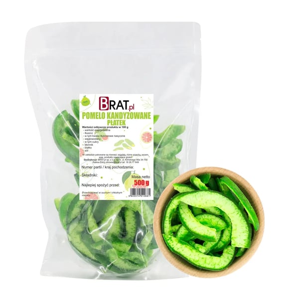 Kanderade pomeloflingar 500 g Kanderade pomeloflingar 500 g