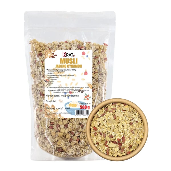 Äppel-kanelmüsli 500g