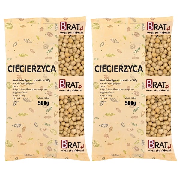 Kikherneet 1 kg (2 x 500 g)