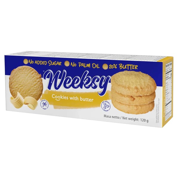 Weeksy-voikeksit 120 g Weeksy-voikeksit 120 g