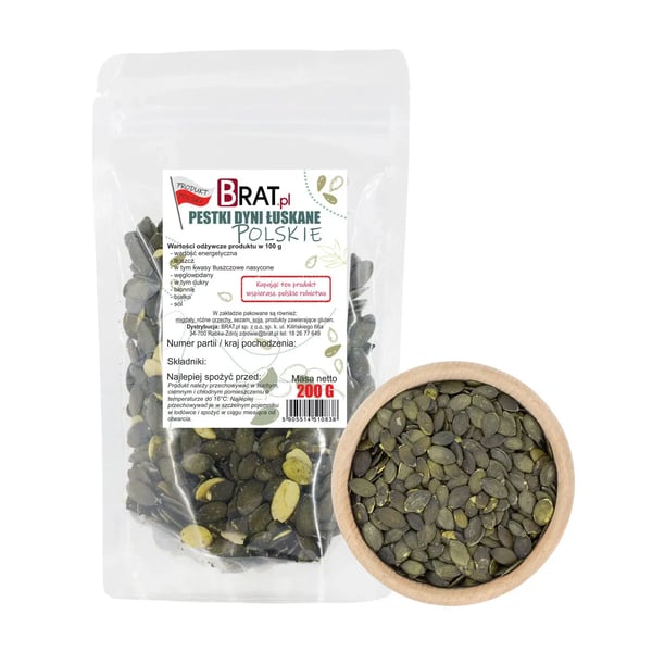 Puolalaiset kurpitsansiemenet 200 g Puolalaiset kurpitsansiemenet 200 g