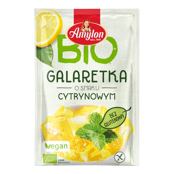 Gluteeniton sitruuna-agarhyytelö LUOMU 40g
