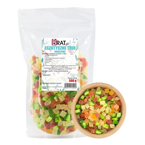 Eksoottinen hedelmätrio 500g