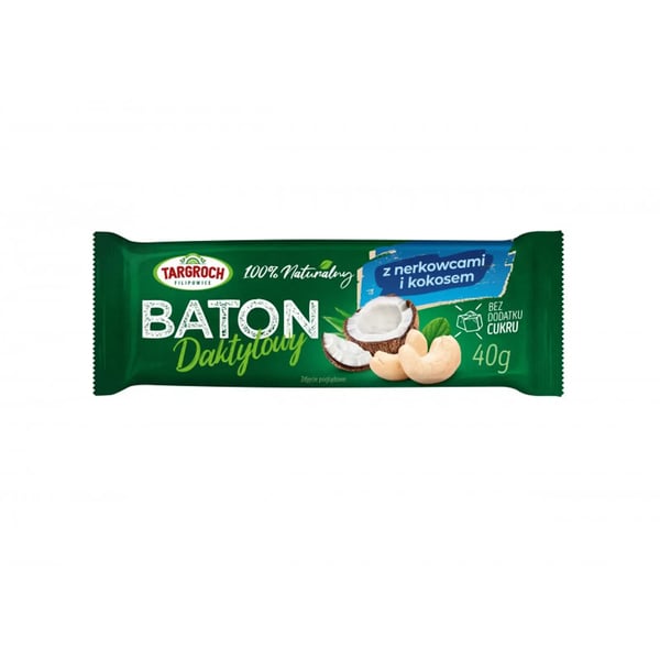 Daddelbar med cashewnødder og kokos 40g