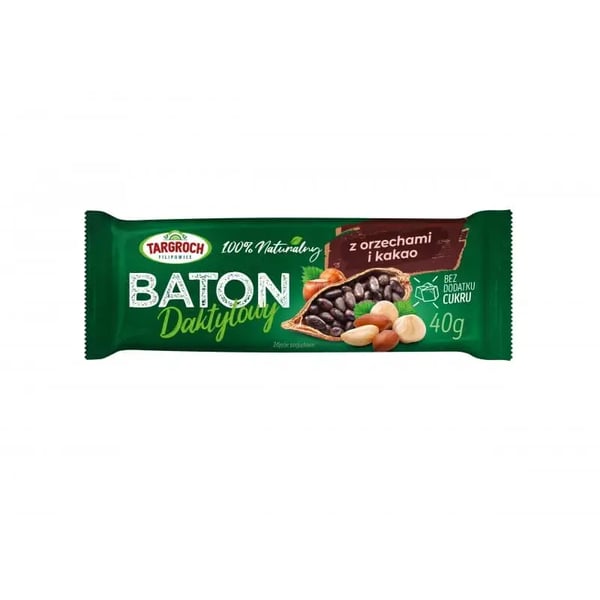 Daddelbar med nødder og kakao 40g