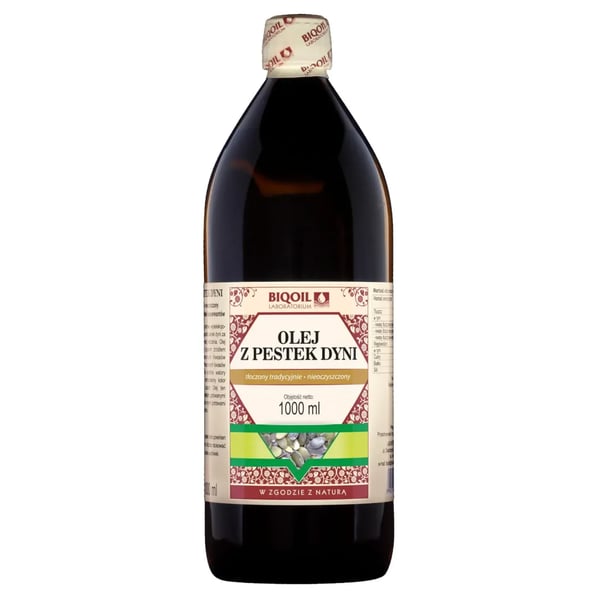Kurpitsaöljy 1000 ml - bioöljy