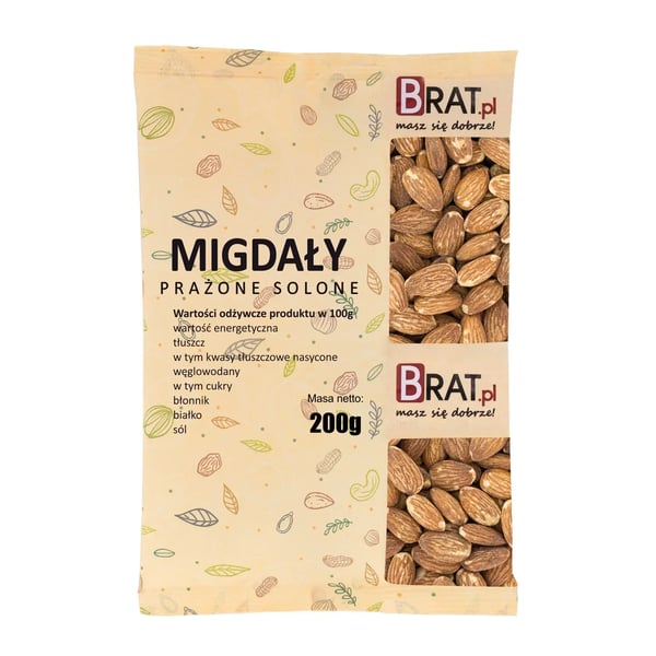 Paahdettuja suolattuja manteleita 200 g Paahdettuja suolattuja manteleita 200 g