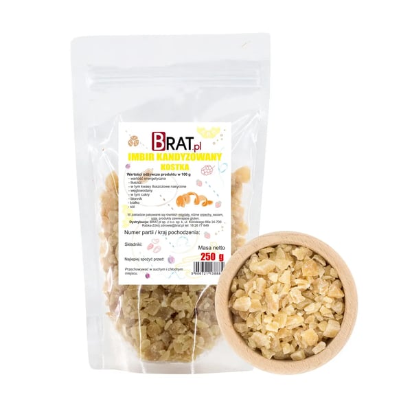 Sokeroitu inkivääri 250 g