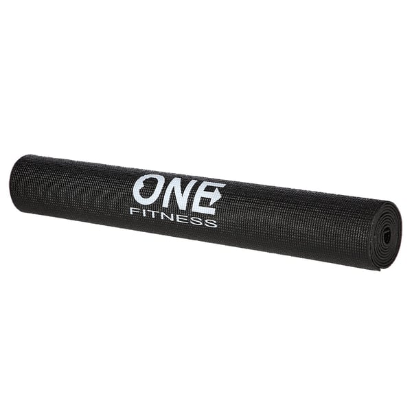 YM01 BLACK musta jooga-matto One Fitness