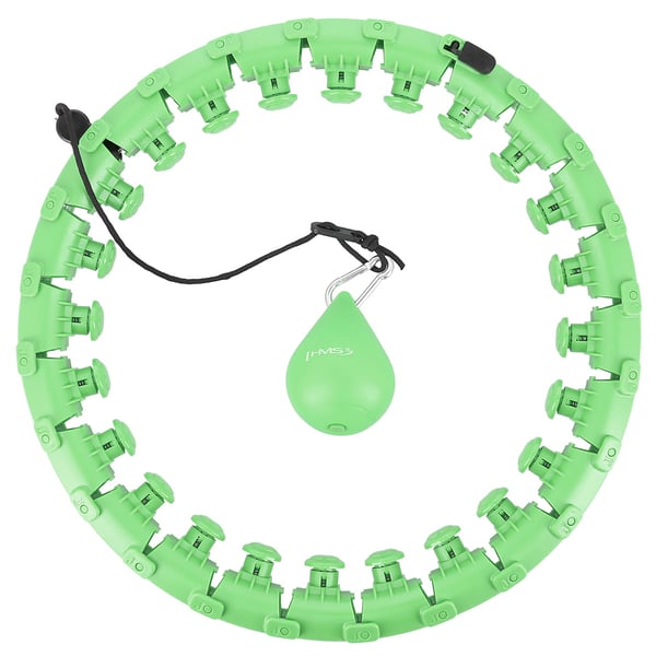 HHW01 Hula hop vihreä pullistumilla ja painolla HMS HHW01 Hula hop vihreä pullistumilla ja painolla HMS