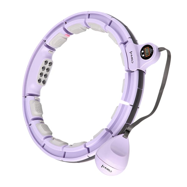 HHM13 HULA HOP VIOLETTI magneeteilla ja painolla + laskuri HMS
