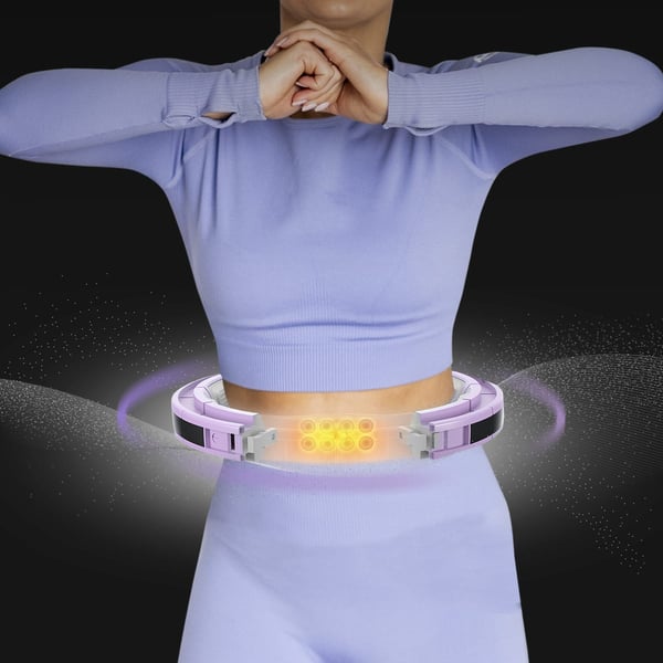 HHM13 HULA HOP VIOLETTI magneeteilla ja painolla + laskuri HMS