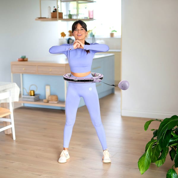 HHM13 HULA HOP VIOLETTI magneeteilla ja painolla + laskuri HMS