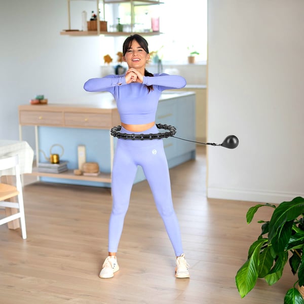 HHW02 HULA HOP musta kumisilla nystyillä ja painolla HMS